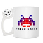Кружка с футбольным мячиком
