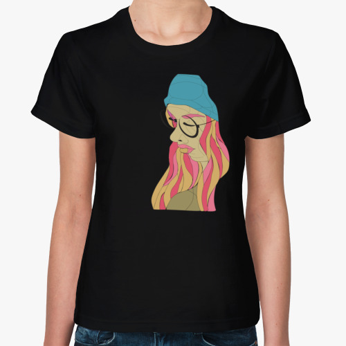 Женская футболка с принтом Street art