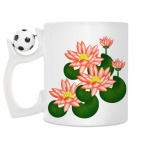 Кружка с футбольным мячиком