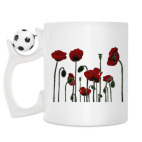 Кружка с футбольным мячиком