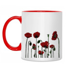 Двухцветная кружка Маки