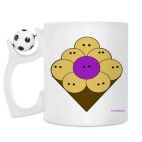 Кружка с футбольным мячиком