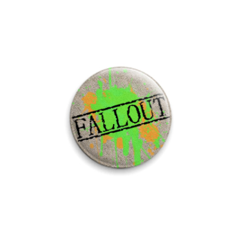 Значок 25мм с принтом  Fallout