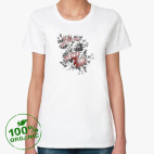 Женская футболка органик