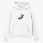 Толстовка худи оверсайз