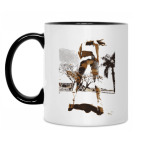 Кружка двухцветная