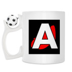 Кружка с футбольным мячиком