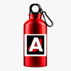 Металлическая бутылка 400 мл UV-DTF