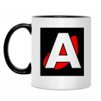 Кружка двухцветная