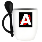 Кружка с ложкой