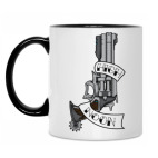 Кружка двухцветная