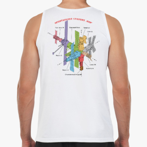 Майка с принтом  Станция