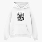 Толстовка худи оверсайз