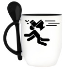 Кружка с ложкой