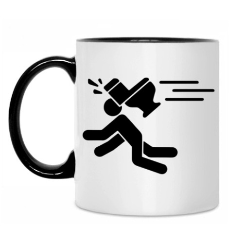 Кружка с принтом Toilet Bowl