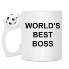 Кружка с футбольным мячиком