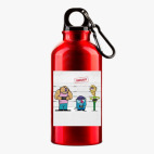 Металлическая бутылка 400 мл UV-DTF