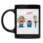 Кружка цветная UV-DTF