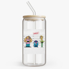 Банка с бамбуковой крышкой