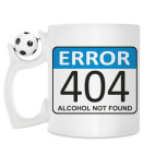 Кружка с футбольным мячиком