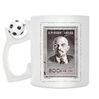 Кружка с футбольным мячиком