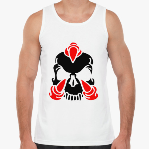 Майка с принтом Череп