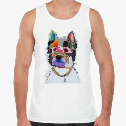 Майка с принтом Dog