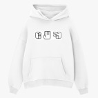 Толстовка худи оверсайз