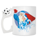 Кружка с футбольным мячиком