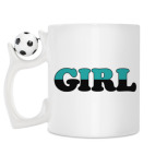 Кружка с футбольным мячиком