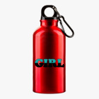 Металлическая бутылка 400 мл UV-DTF