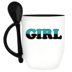 Кружка с ложкой