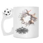 Кружка с футбольным мячиком