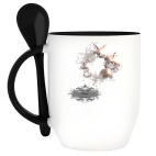 Кружка с ложкой