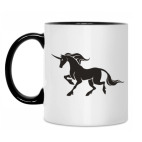 Кружка двухцветная