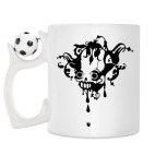 Кружка с футбольным мячиком