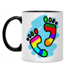 Кружка двухцветная