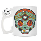 Кружка с футбольным мячиком