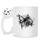 Кружка с футбольным мячиком