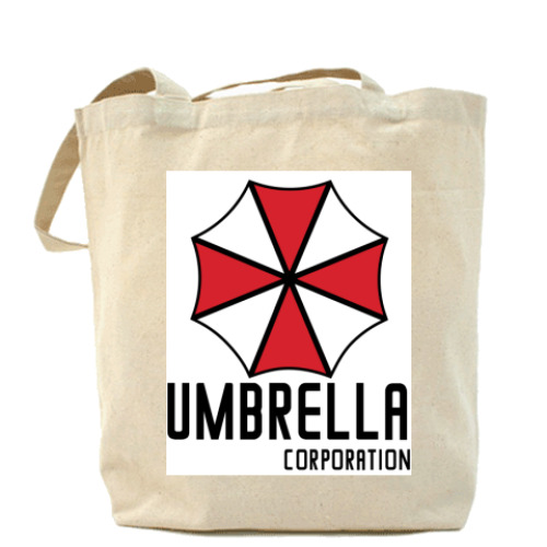 Сумка шоппер с принтом  Umbrella corporation
