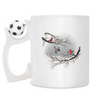 Кружка с футбольным мячиком