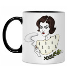 Кружка двухцветная