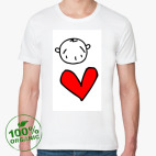 Мужская футболка органик