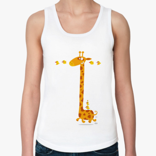 Женская майка с принтом 'Йа жираффко'
