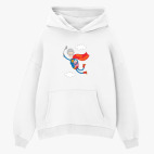 Толстовка худи оверсайз