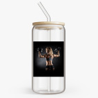 Банка с бамбуковой крышкой