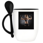 Кружка с ложкой