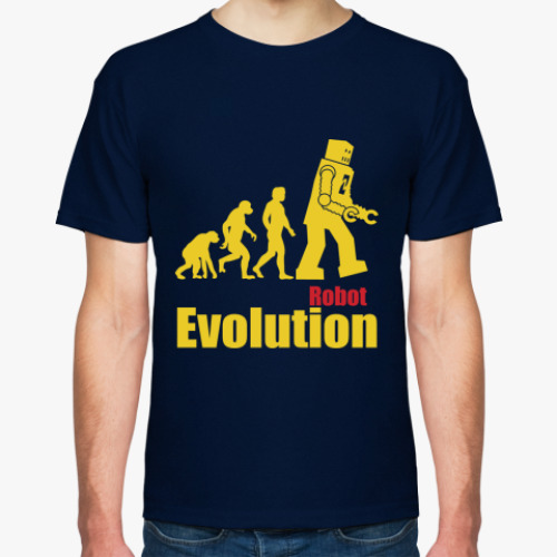 Футболка  Эволюция роботов