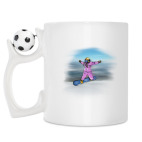 Кружка с футбольным мячиком