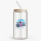 Банка с бамбуковой крышкой